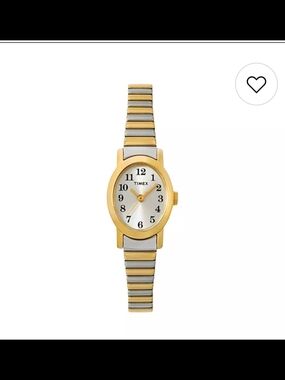 Timex Ladies Two-Tone Gold and Silver Expansion Watch